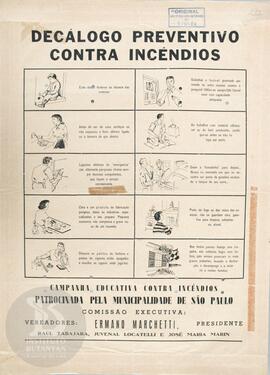 Decálogo preventivo contra incêndios