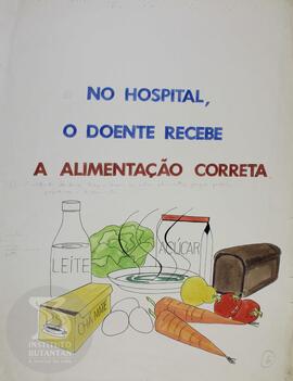 No hospital, o doente recebe a alimentação correta