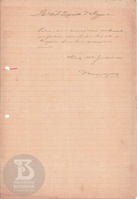 Comunicação de 26 de julho de 1891