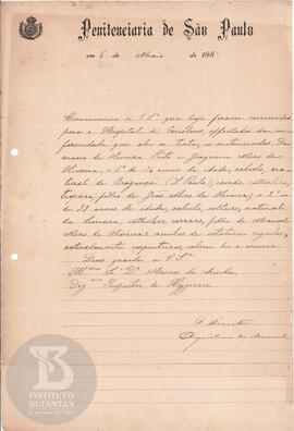 Comunicação de 6 de maio de 1889
