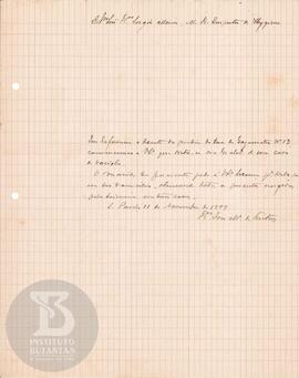 Comunicação de 11 de novembro de 1889