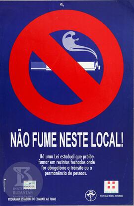Não fume neste local!