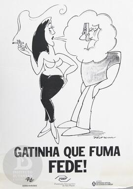 Gatinha que fuma fede!