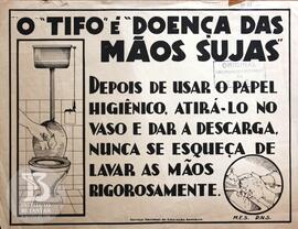 O 'tifo" é "doença das mãos sujas"