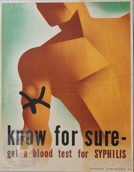 Know for sure. Get a blood test for syphilis