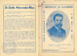 I Centenário de Nascimento - Emílio Marcondes Ribas - XI de Abril de 1962
