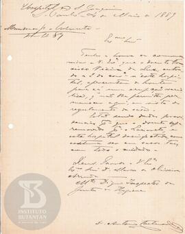 Comunicação de 4 de maio de 1889