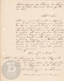 Comunicação de 28 de julho de 1886
