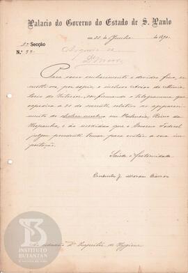 Aviso de 21 de junho de 1890