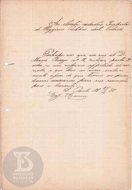 Comunicação de 25 de dezembro de 1890