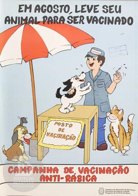 Em agosto, leve seu animal para ser vacinado