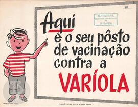 Aqui é o seu posto de vacinação contra a varíola