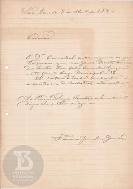 Comunicação de 7 de abril de 1890
