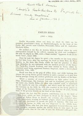 Emílio Ribas 1862-1925