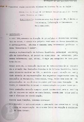 Elementos organizacionais básicos do Sistema Único de Saúde
