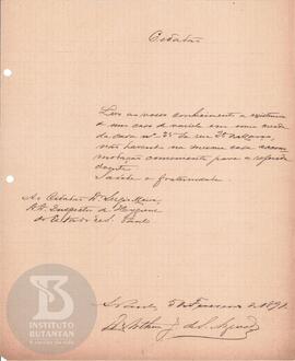 Comunicação de 5 de fevereiro de 1891
