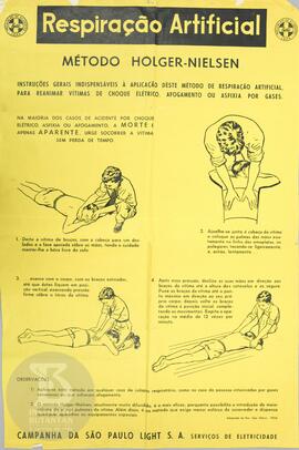Respiração artificial. Método Holger-Nielsen