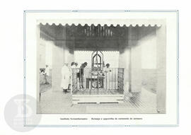 Instituto Serumtherapico - Balança e apparelho de contensão de animaes