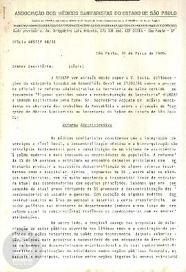 Of. AMSESP 06/86