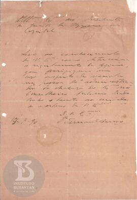 Comunicação de 15 de julho de 1890