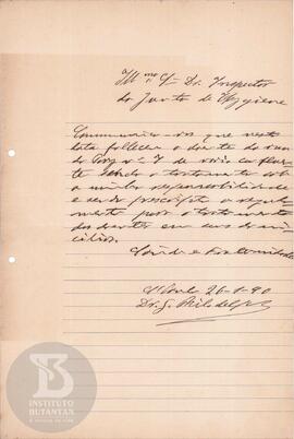 Comunicação de 26 de janeiro de 1890