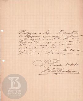 Comunicação de 19 de agosto de 1889