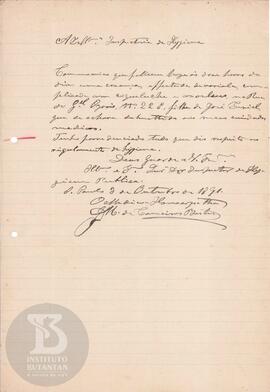 Comunicação de 3 de outubro de 1891
