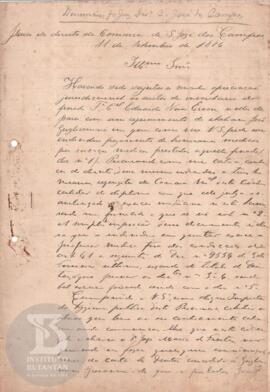 Carta de 11 de setembro de 1886