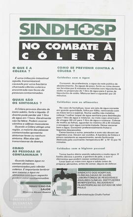 SINDHOSP: no combate à cólera