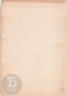 Comunicação de 2 de abril de 1889