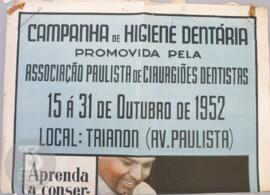 Campanha de higiene dentária promovida pela Associação Paulista de Cirurgiões Dentistas