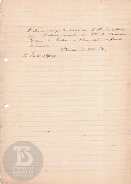 Comunicação de 16 de julho de 1889
