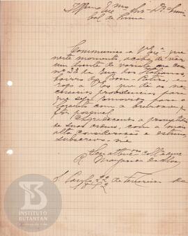 Comunicação de 22 de fevereiro de 1892