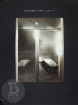 [Instalação sanitária no Desinfectório Central]