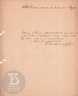 Comunicação de 27 de maio de 1889